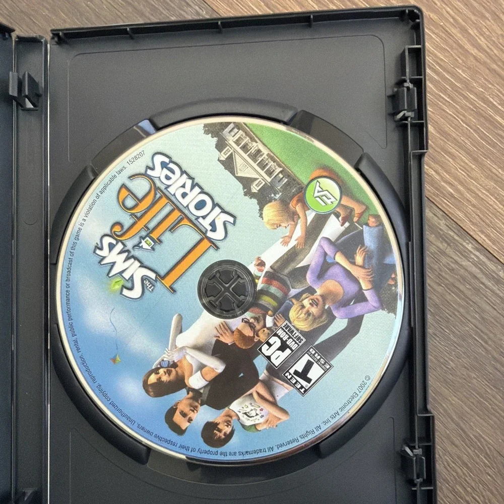 Sims Life Stories PC DVD ROM EA Games 2007 With Manual ML440